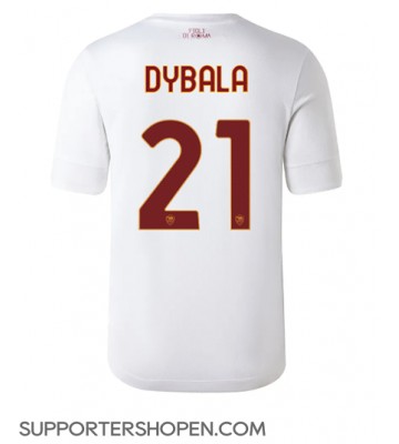 AS Roma Paulo Dybala #21 Borta Matchtröja 2022-23 Kortärmad